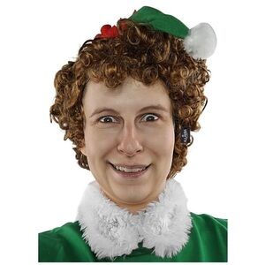 ALLAURA Elf Afro Wig Christmas Elf Wig adult size